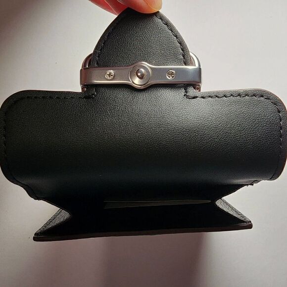 NWT Coach CM672 X Mint + Serf Small Morgan Wallet Silver / Black Multi - Picture 3 of 6